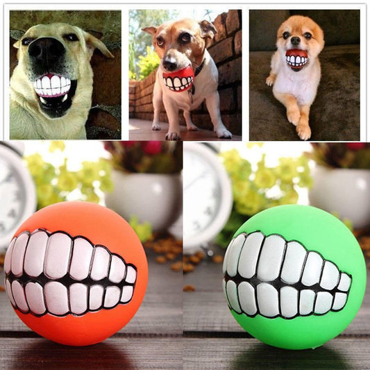 Teeth Cleaning Ball Toy for Dogs - Interactive Dental Chew Toy