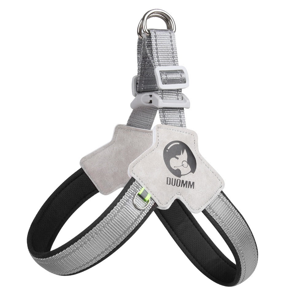 Saddle Style Dog Chest Harness - Breathable Reflective Dog Harness