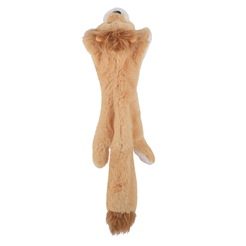 Simulation Animal Plush Sound Toy - 45cm Leather Shell Dog Toy