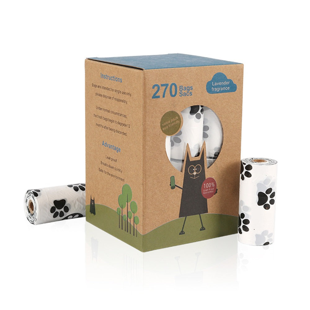 Eco-Friendly Dog Poop Bags - Biodegradable Pet Waste Bags with Dispenser