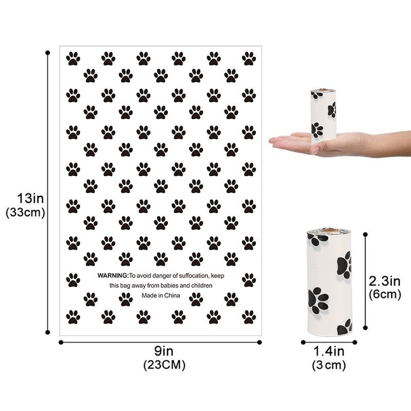 Eco-Friendly Dog Poop Bags - Biodegradable Pet Waste Bags with Dispenser