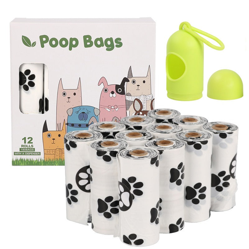 Eco-Friendly Dog Poop Bags - Biodegradable Pet Waste Bags with Dispenser