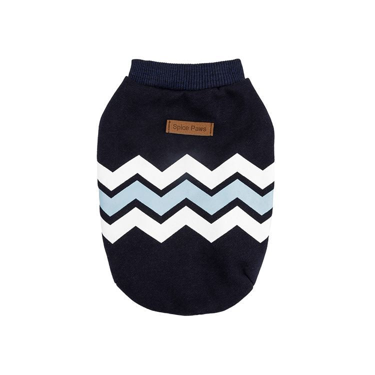 Cotton Wave Warm Dog Sweater - Autumn Winter Pet Leisure Wear