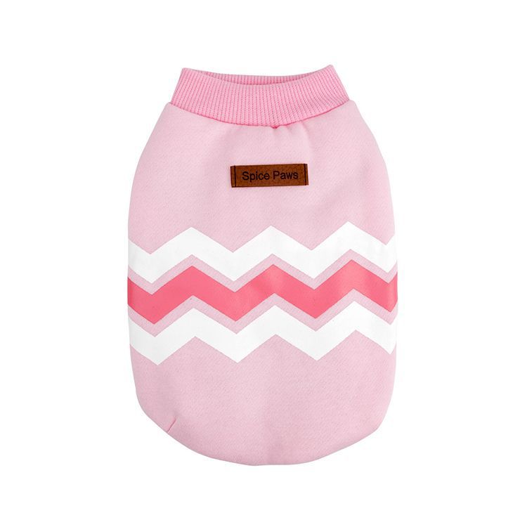 Cotton Wave Warm Dog Sweater - Autumn Winter Pet Leisure Wear