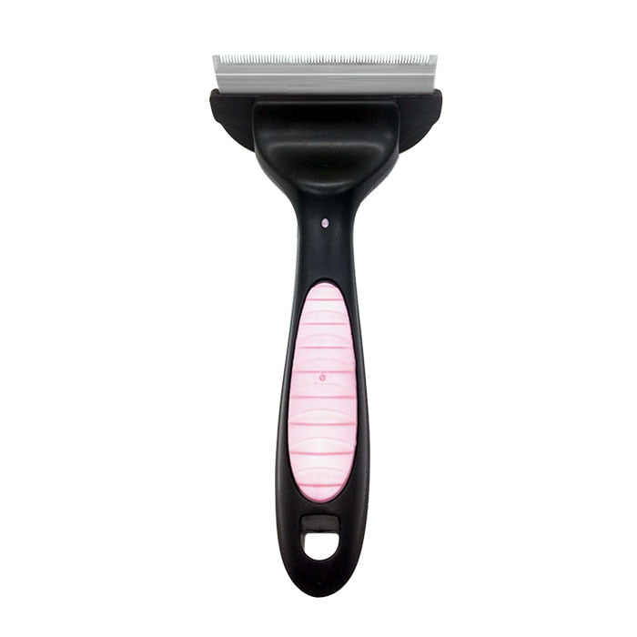 Pet Deshedding Comb - Professional Hair Removal Brush for Dogs & Cats