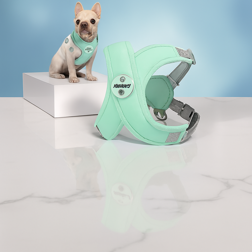 All-Day Comfort Dog Harness with Reflective Details - Complete with Leash