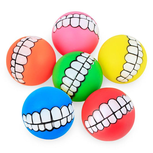 Teeth Cleaning Ball Toy for Dogs - Interactive Dental Chew Toy