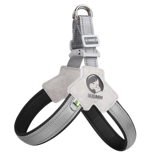 Saddle Style Dog Chest Harness - Breathable Reflective Dog Harness