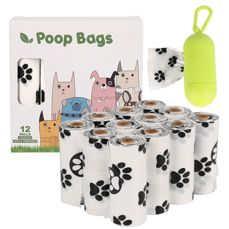 Eco-Friendly Dog Poop Bags - Biodegradable Pet Waste Bags with Dispenser