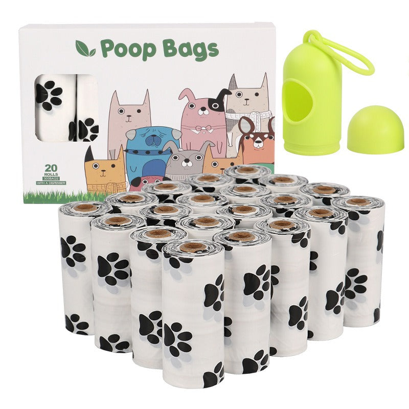 Eco-Friendly Dog Poop Bags - Biodegradable Pet Waste Bags with Dispenser