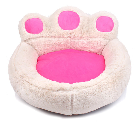 Bear Paw Pet House - Warm & Comfortable Dog Cat Bed for Autumn Winter