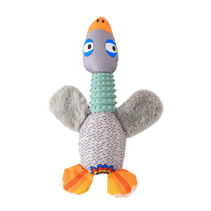 Big Goose Plush Sound Dog Toy - Molar & Chew