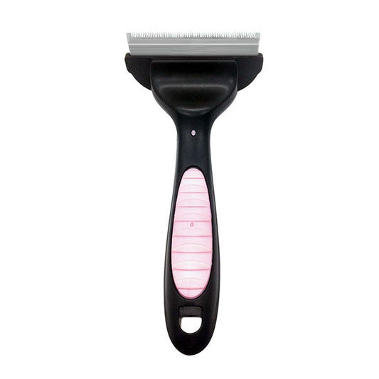 Pet Deshedding Comb - Professional Hair Removal Brush for Dogs & Cats