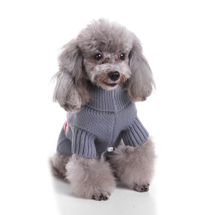 American Flag Dog Jumper - Patriotic Winter Pet Sweater