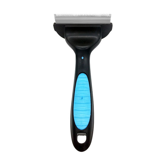 Pet Deshedding Comb - Professional Hair Removal Brush for Dogs & Cats