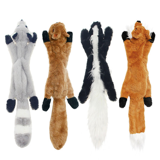 Simulation Animal Plush Sound Toy - 45cm Leather Shell Dog Toy