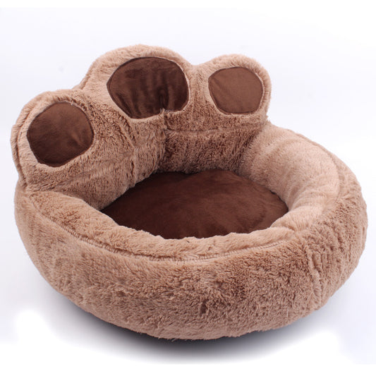 Bear Paw Pet House - Warm & Comfortable Dog Cat Bed for Autumn Winter