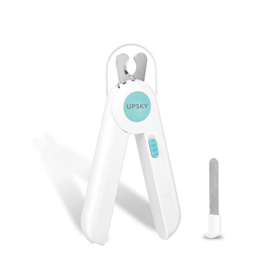 LED Light Dog Cat Nail Clippers - Professional Pet Nail Trimmer with File