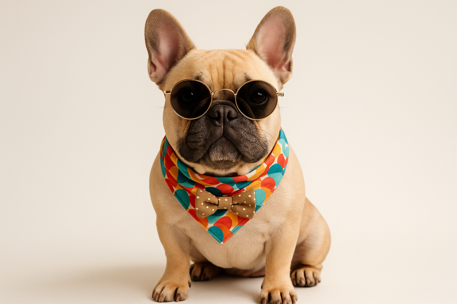 french bulldog in accessories